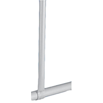 Barre en alu support tringle à rideaux de douche - GALEDO