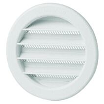 Grille ronde pvc blanc Ø 80 - HBH
