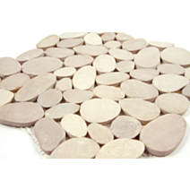 carrelage mosaïque de pierre beige - MATINTER