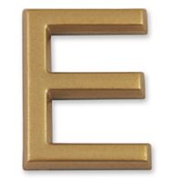 Lettre dorée adhésive "e" - CHAPUIS
