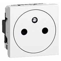 prise avec terre affleurante mosaic 2 modules - LEGRAND