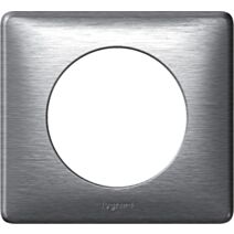 plaque céliane 1 poste - anodisé aluminium - LEGRAND