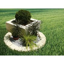Bordure de jardin courbe Aubrac d60 x 9 x 10 cm - PIERTEC