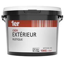 Crépi extérieur 15 kg- coloris blanc - 1ER