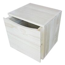Bloc 1 tiroir en pin modulable - SERVARY