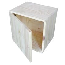 Meuble 1 porte en pin modulable - SERVARY