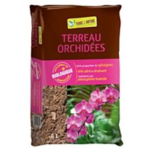 Terreau spécial orchidées 6L - TERRE & NATURE
