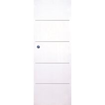 Porte coulissante laquée blanc H.204 x l.73 cm