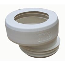 Sortie de cuvette WC excentrée à lèvres Ø100/110 mm - WIRQUIN