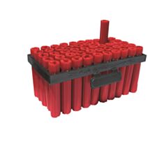 50 Chevilles Grille Matériaux Pleins Ø6x35mm Rouge - RED HEAD