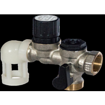 Groupe de sécurité coudé inox 3/4''