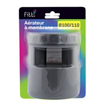 Aérateur à membrane pvc ø 100 110 ss blister - INTERPLAST