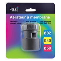 Aérateur à membrane pvc ø 32 40 50 ss blister - INTERPLAST