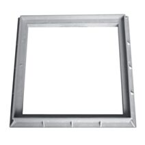 cadre 20 x 20 cm gris polypropilène - FITT