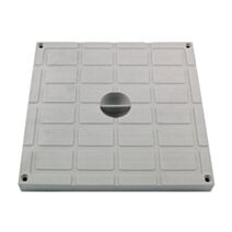 Couvercle de regard Polypropylène 20x20cm Gris - FITT
