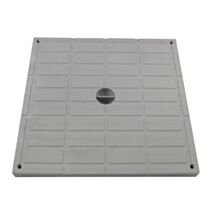 Couvercle de regard Polypropylène 30x30cm Gris - FITT