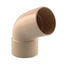 coude gouttière 67° ff pvc 50 sable - INTERPLAST