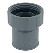 Raccord pvc ø 32  sortie lavabo douille à écrou prisonnier - INTERPLAST