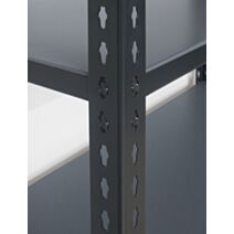 Cornière métal clipsable. hauteur 2,48m - AR SHELVING