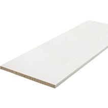 Tablette blanche mélaminée 200 x 40 x 16 mm - ACTIBOIS