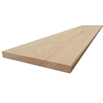 Tablette pin rustique bord arrondi 18mm 80x30cm