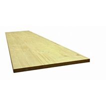Tablette sapin lamellé 18mm 120x20cm