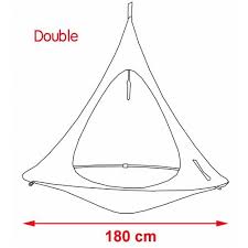 Nid suspendu cacoon double noir Ø 1,8 m - CACOON