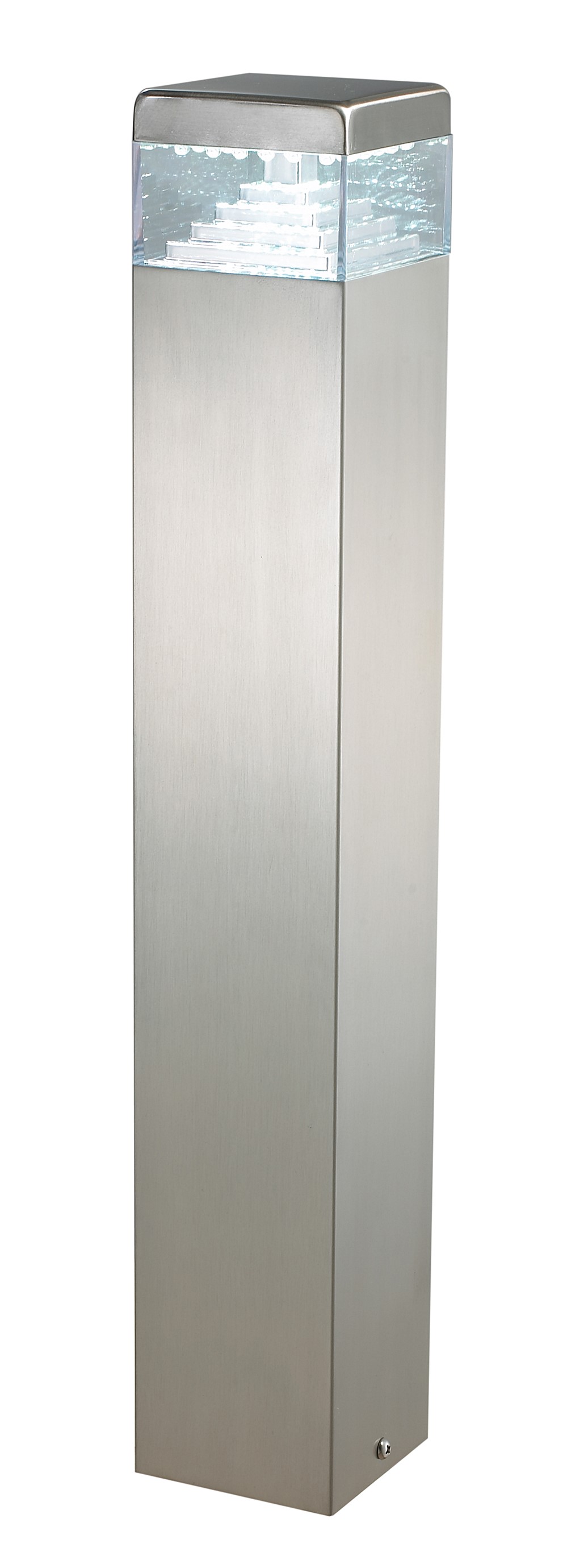 BORNE PYRAMIDE INOX 30LED 50CM 5W 