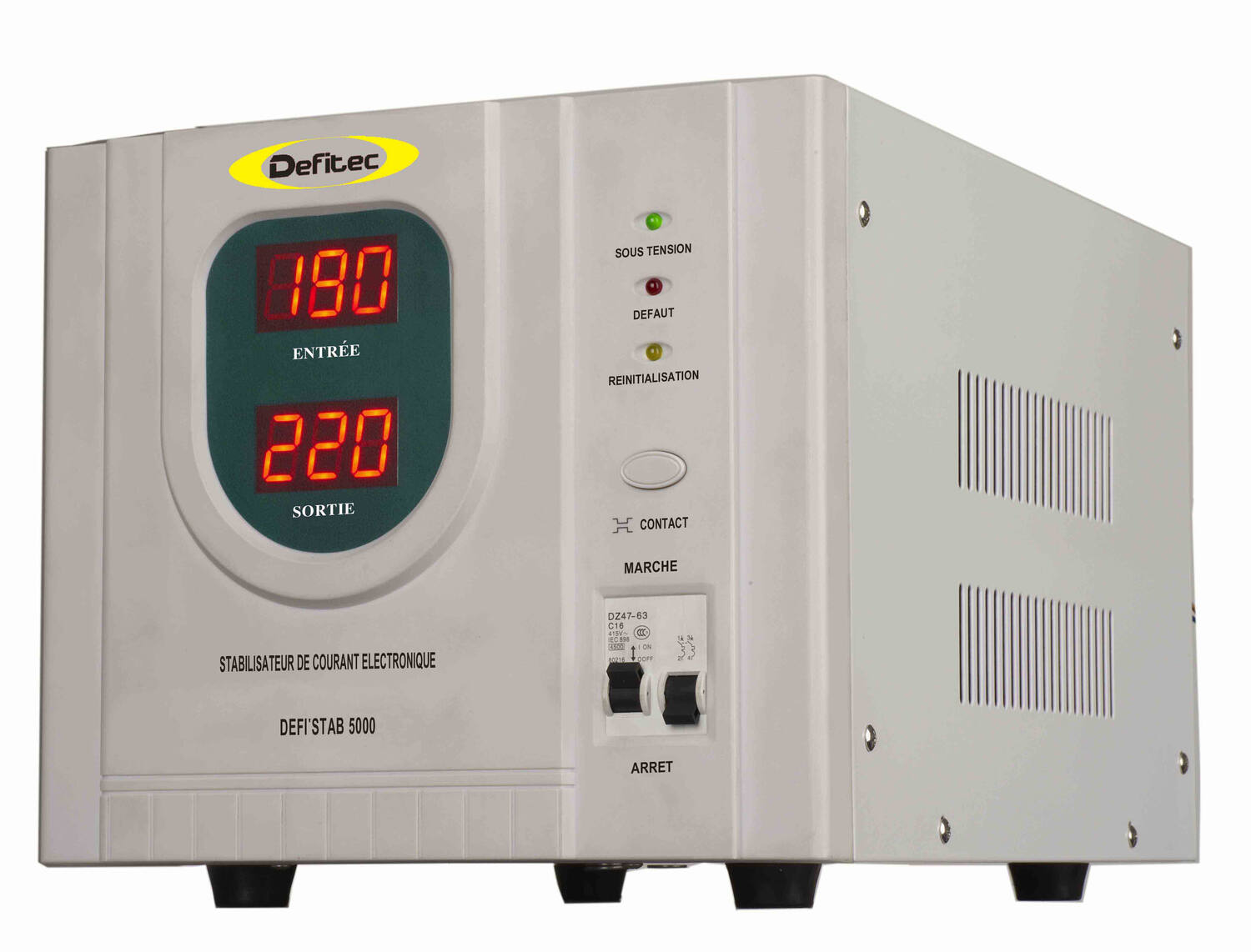 Stabilisateur de courant technologie Inverter - DEFITEC