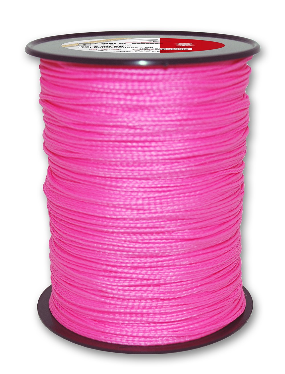 Corde tressée rose 40 kg  ∅ 1,5 mm L.200 m - CHAPUIS