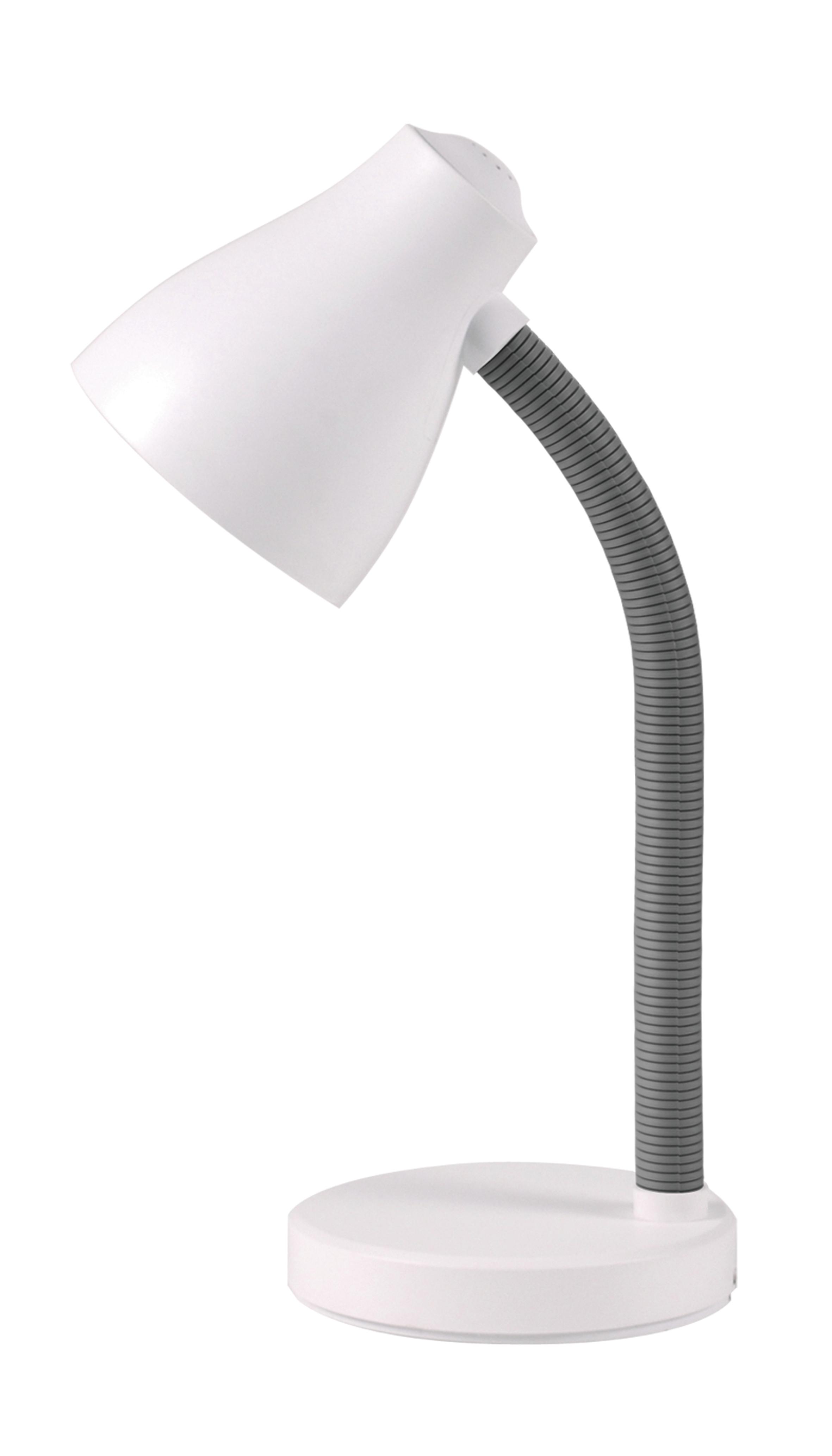 Lampe de bureau 25W blanc - INVENTIV