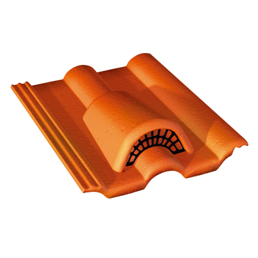 tuile chatière grillagée double romane badiane - MONIER