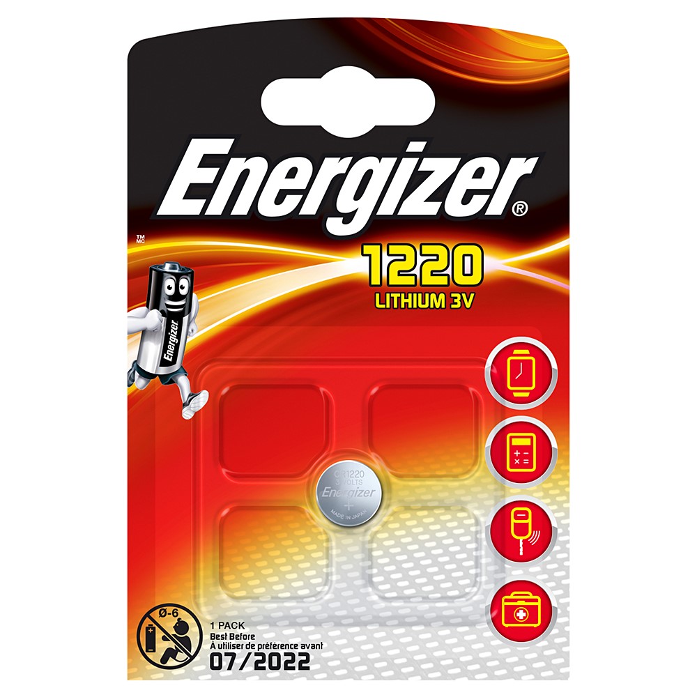 pile lithium cr1220 3v - ENERGIZER