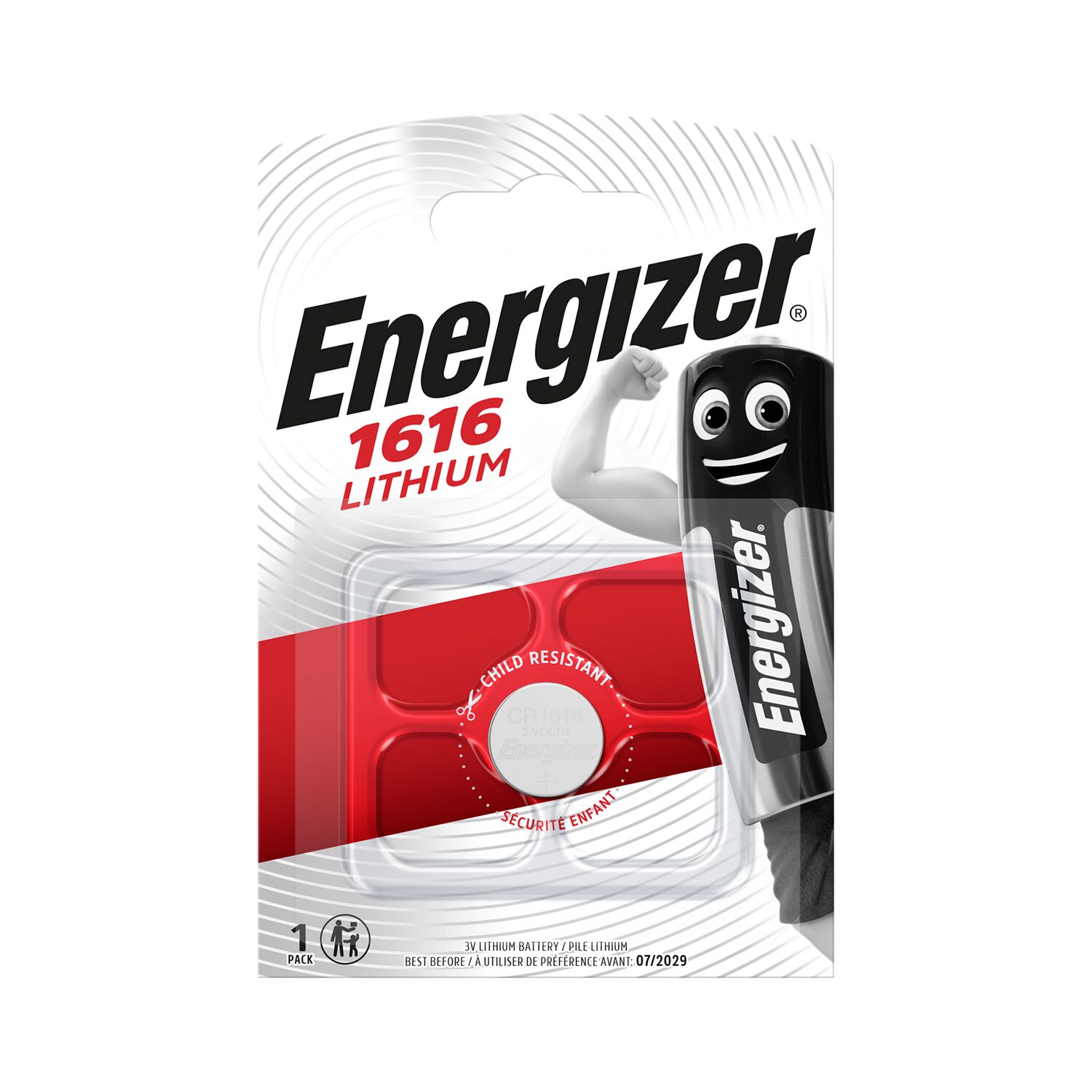 pile lithium cr1616 3v - ENERGIZER
