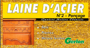 laine d'acier n2 200gr - GERLON
