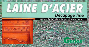 laine d'acier décapage fine 200gr - GERLON