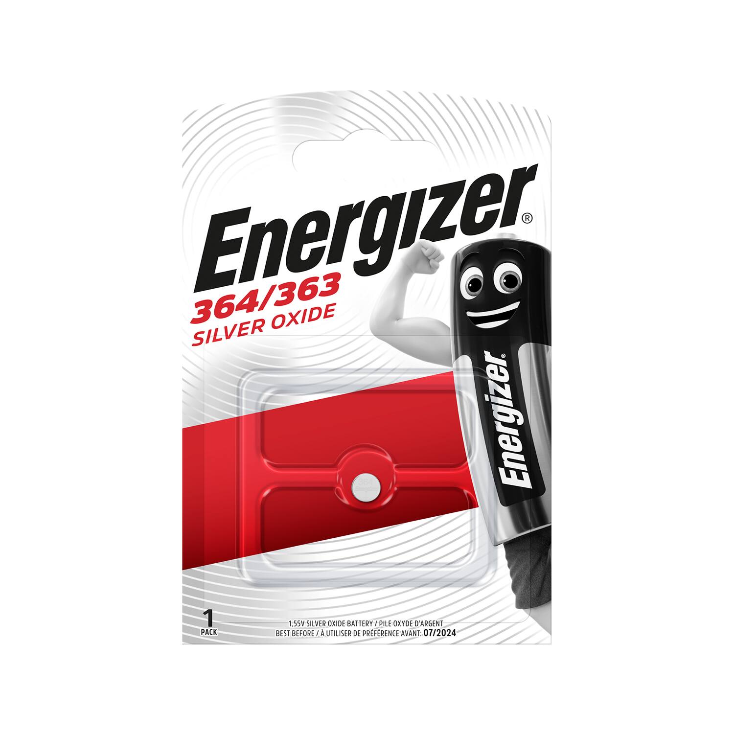 pile bouton 364/363 - sr60 1,55v - ENERGIZER