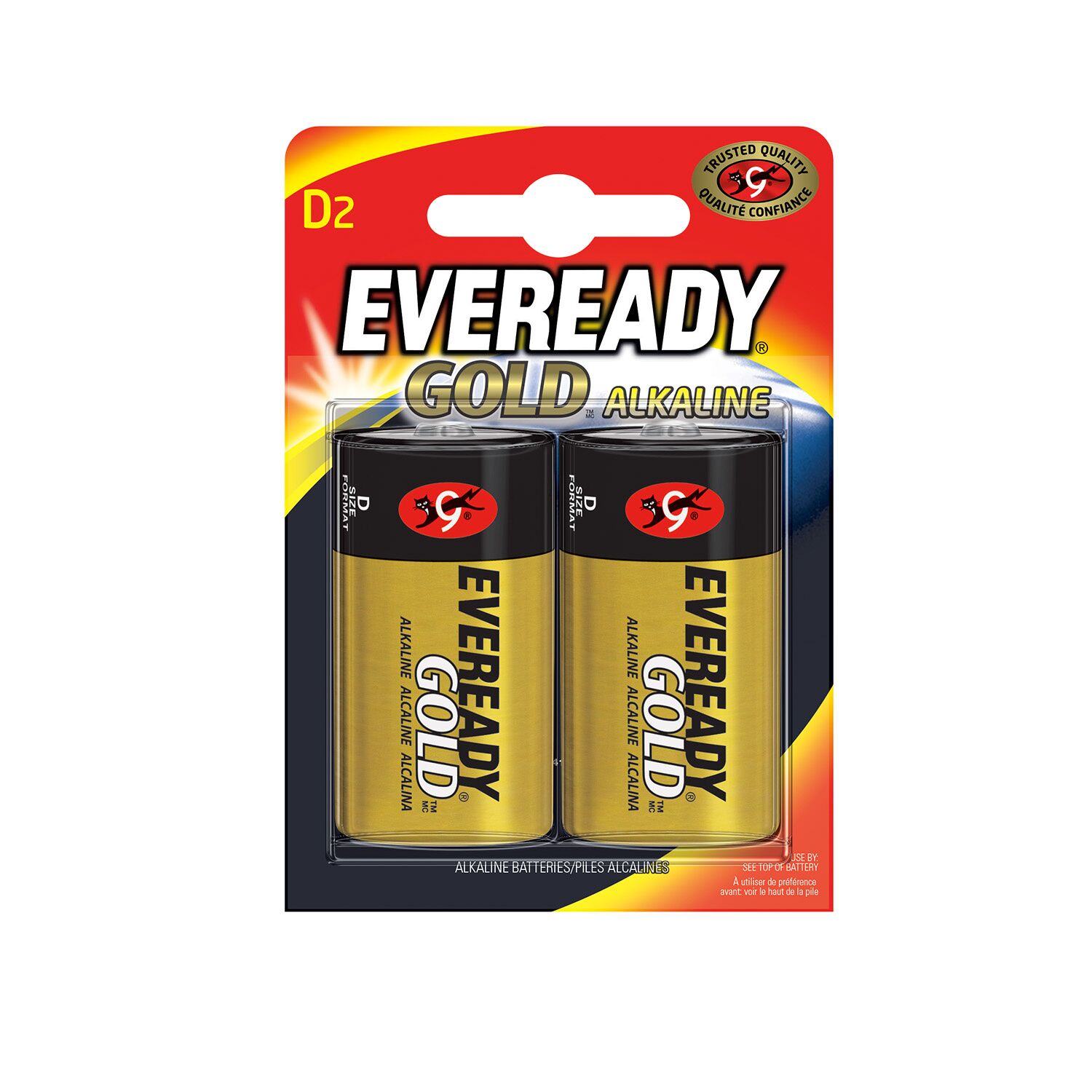 pile alcaline d - lr20 gold 1,5v - EVEREADY
