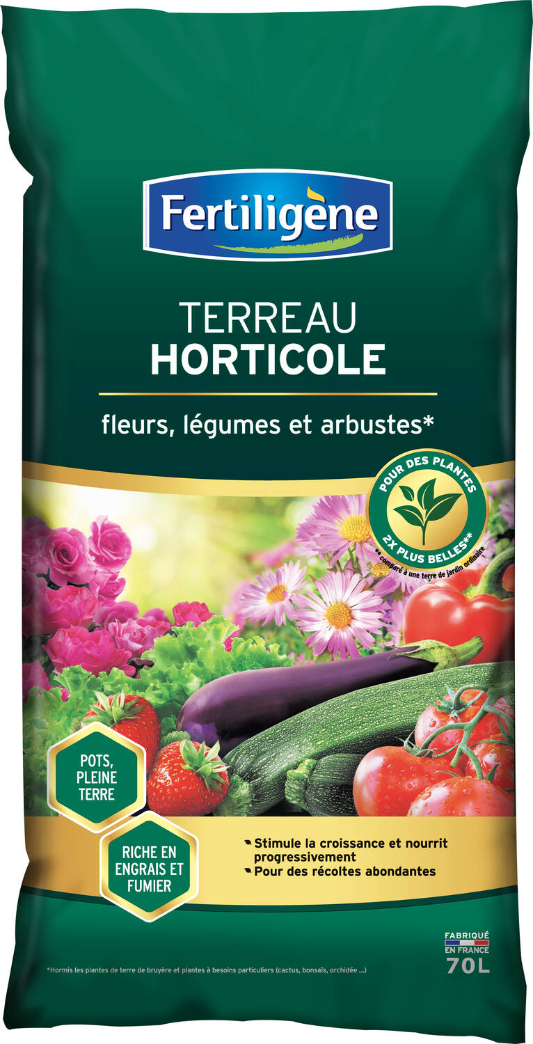 Terreau horticole 70L