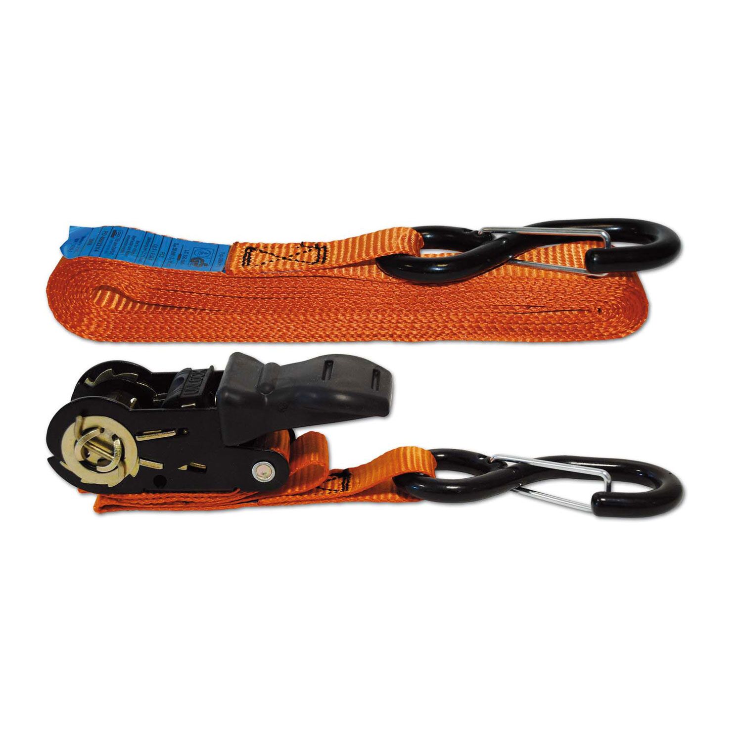 4 sangles d'arrimage véhicule léger avec tendeur à cliquet et crochets - CHAPUIS