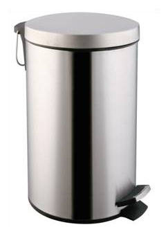 Poubelle de cuisine comète inox satiné 12L - B HOME