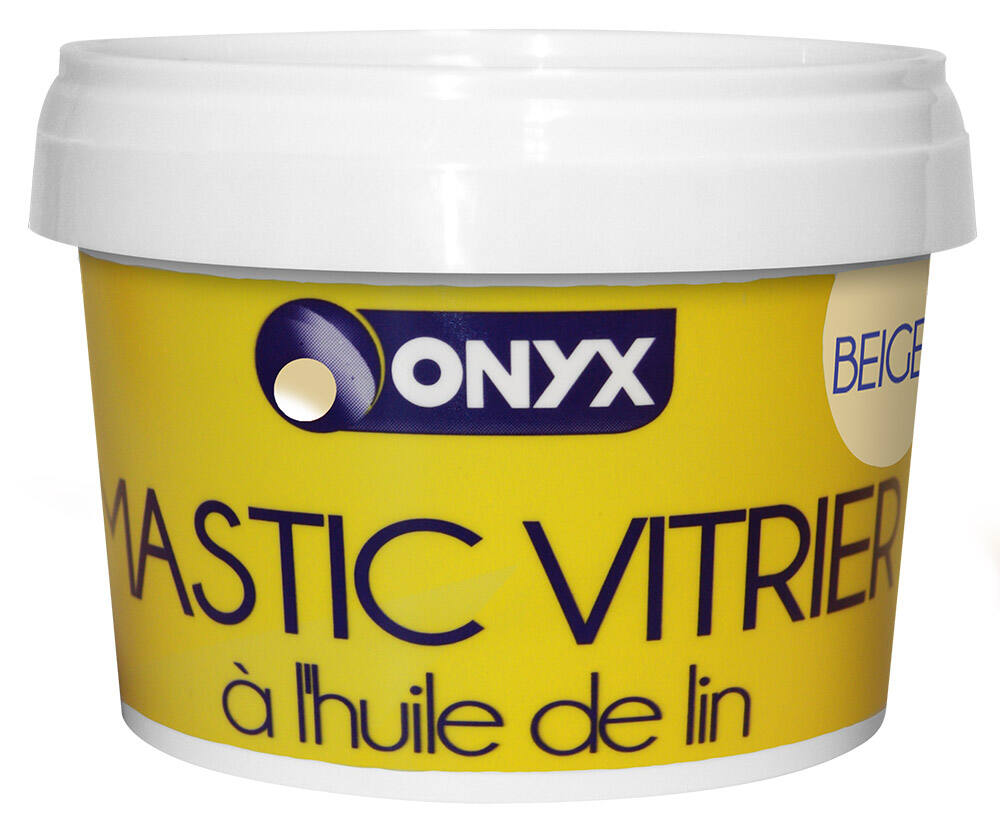 Mastic Vitrier à L'Huile de Lin Beige 500gr - ONYX
