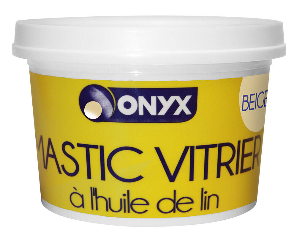 Mastic Vitrier à L'Huile de Lin Beige 1kg - ONYX