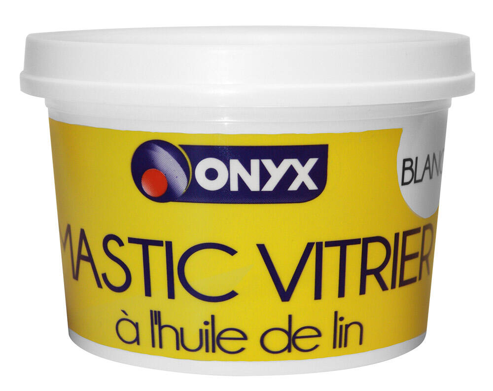 Mastic Vitrier à l'Huile de Lin Blanc 1kg - ONYX