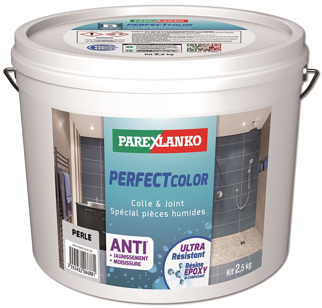 Colle & joint époxy 549 perfect color gris perle - PAREXLANKO