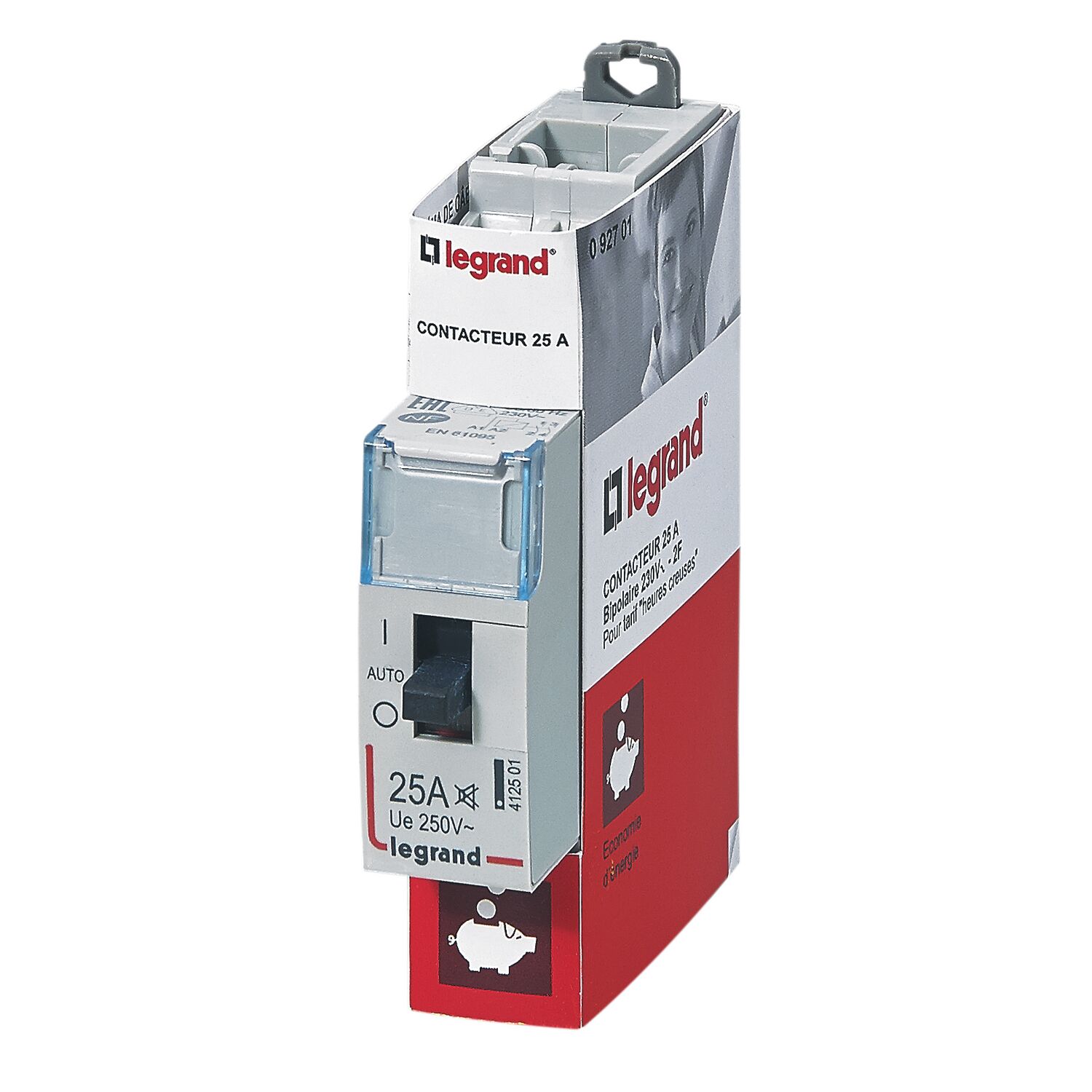 Contacteur Lexic pour tarifs heures creuses 2P 230 V - 25a - LEGRAND