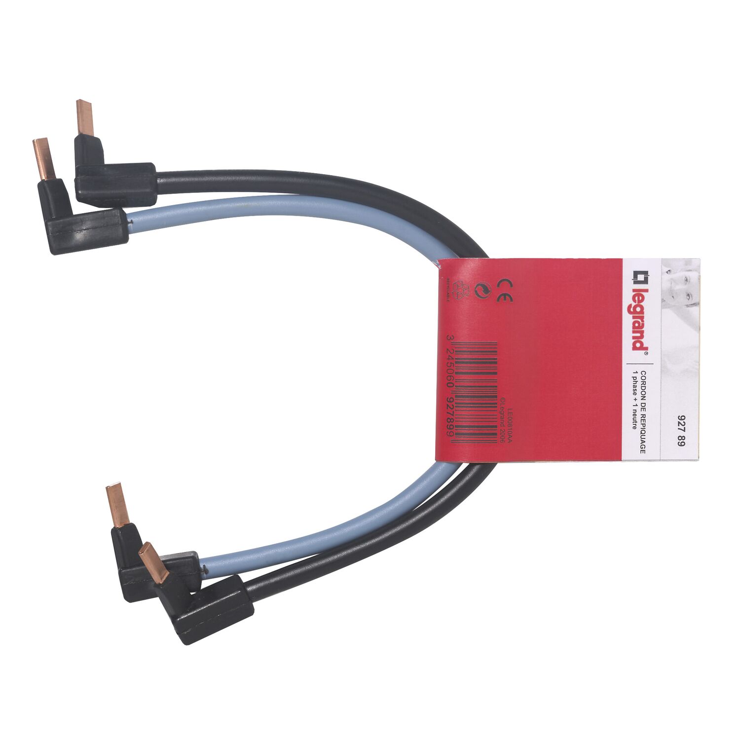 Lot de 2 cordons de repiquage 270 mm 10 mm² P+N - LEGRAND