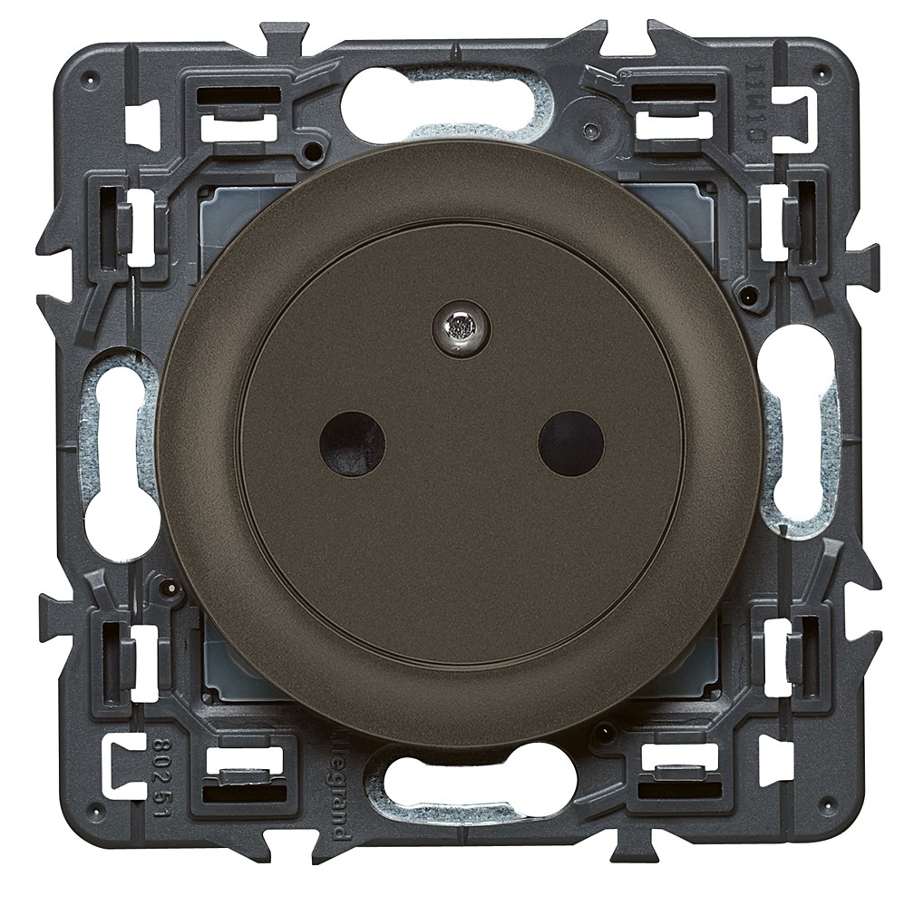 Prise 2P+T affleurante graphite céliane - LEGRAND