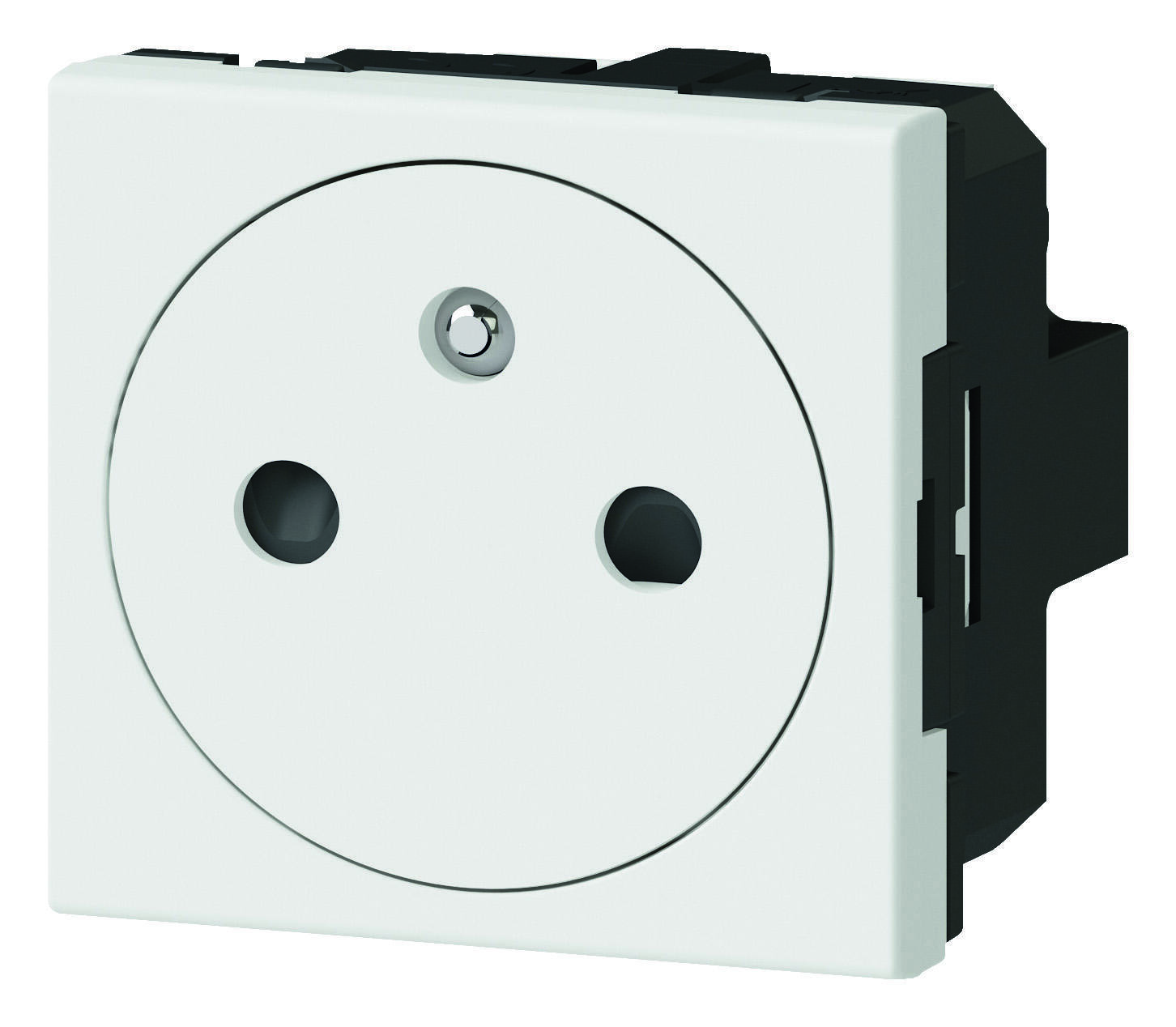 prise avec terre affleurante mosaic 2 modules - LEGRAND