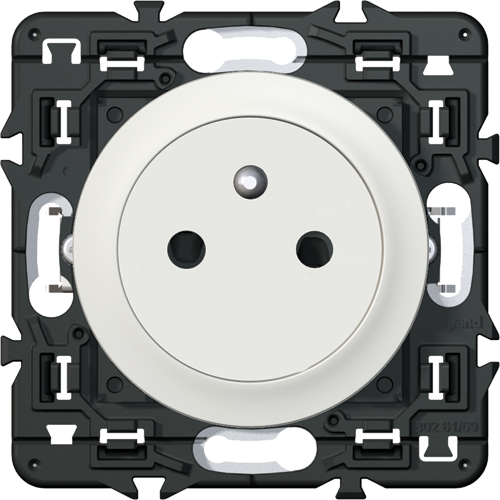 Prise de courant Mosaic Surface avec terre - Complet - Blanc